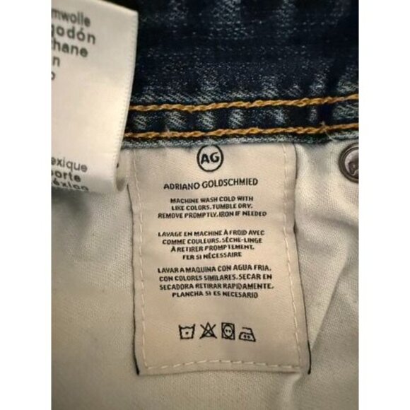 Adriano Goldschmied AG The Graduate Tailored Leg Jeans 32x32 Blue Denim - Picture 7 of 7